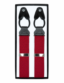 Red Brace Navy Pin Dot
