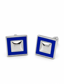 Blue / Enamel / Silver