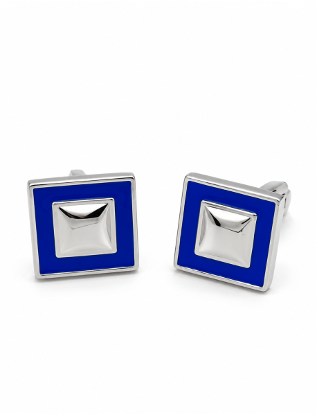 Blue / Enamel / Silver