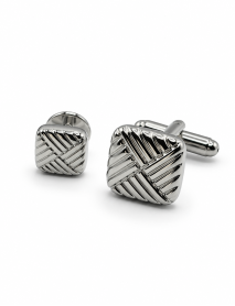 Silver Square / Basket Striped Formal Set