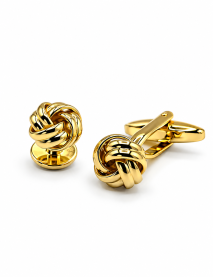 14K Plated Knot Formal Set