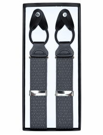 Gray White Pin Dot