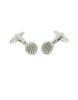 Silver Swirl Knot Cufflink