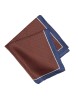 Red and Navy Pocket Square