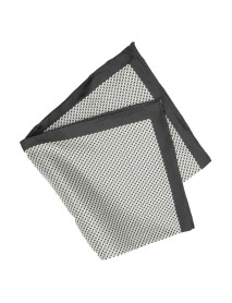 Diamon Pattern Black & White Pocket Square