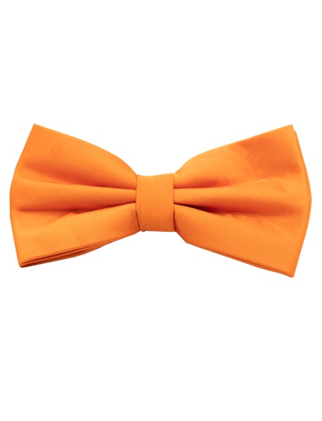 Orange Silk Bow Tie