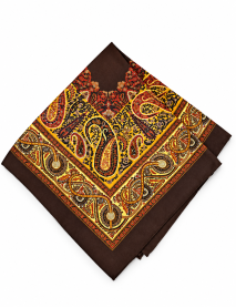 Brown/Golds Silk