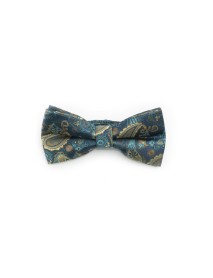 Peacock Blues/BR Silk Bowtie