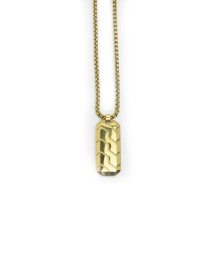 SS/Tire Track Pendant Necklace