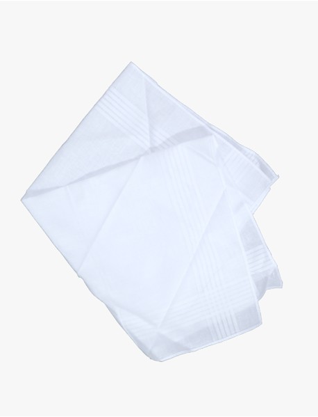 6 Handkerchiefs -100% Cotton 16 x 15.5