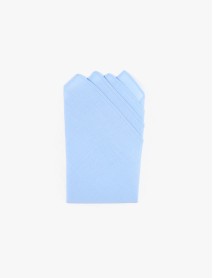  Blue Pure Linen Pre-folded