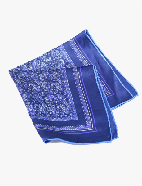 Silk Paisley Pocket Square