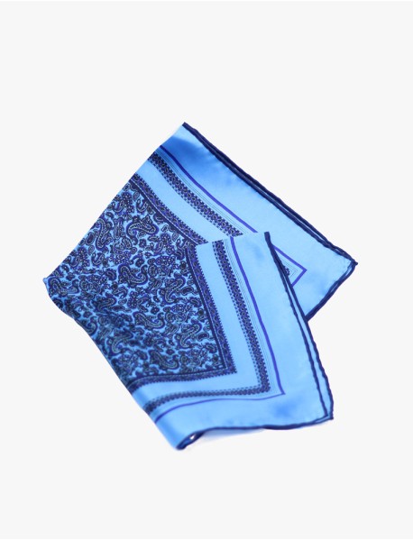 Silk Paisley Pocket Square